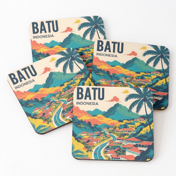 Item preview, Batu Indonesia Vintage Travel Tourism designed and sold by TravelersGems.