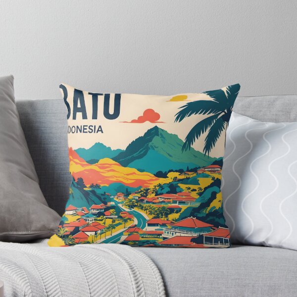 Item preview, Batu Indonesia Vintage Travel Tourism designed and sold by TravelersGems.