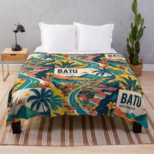 Item preview, Batu Indonesia Vintage Travel Tourism designed and sold by TravelersGems.
