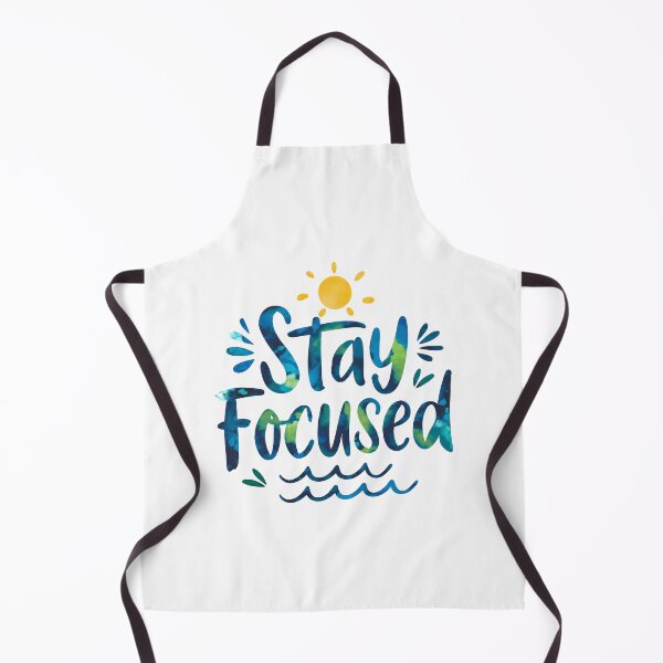 Item preview, Stay Focused - Cute Watercolor Motivational Quotes designed and sold by RiceArtShop.