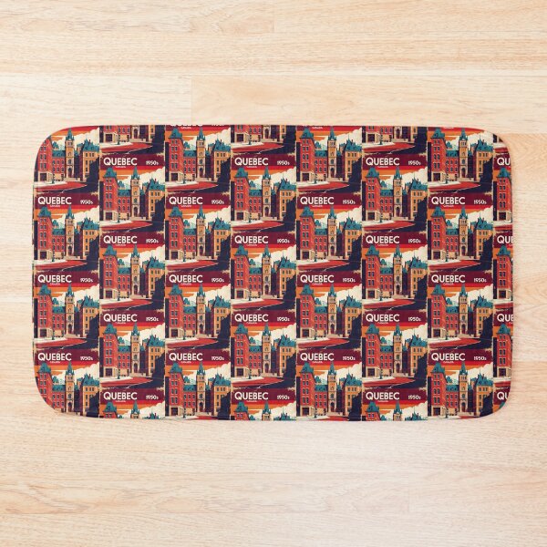 Item preview, Quebec Canada 1950s Vintage Travel Tourism designed and sold by TravelersGems.