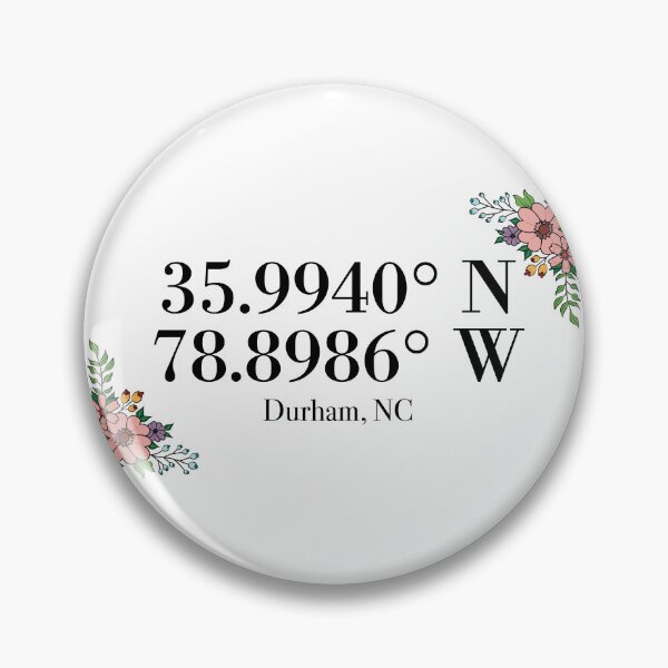 Item preview, Durham, NC Coordinates designed and sold by mynameisliana.