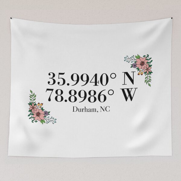 Item preview, Durham, NC Coordinates designed and sold by mynameisliana.
