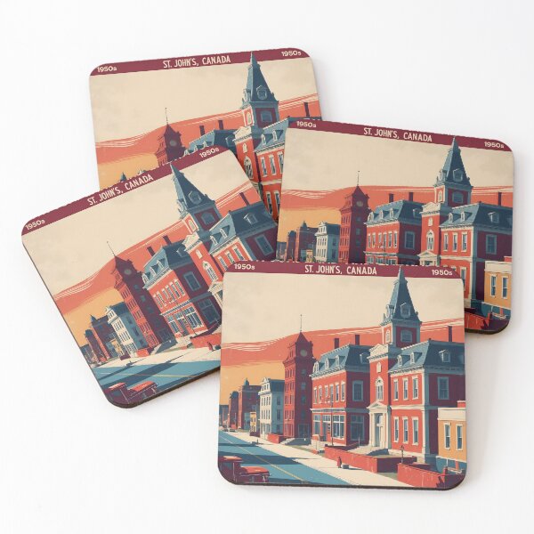 Item preview, Newfoundland and Labrador Canada 1950s Vintage Travel Tourism designed and sold by TravelersGems.