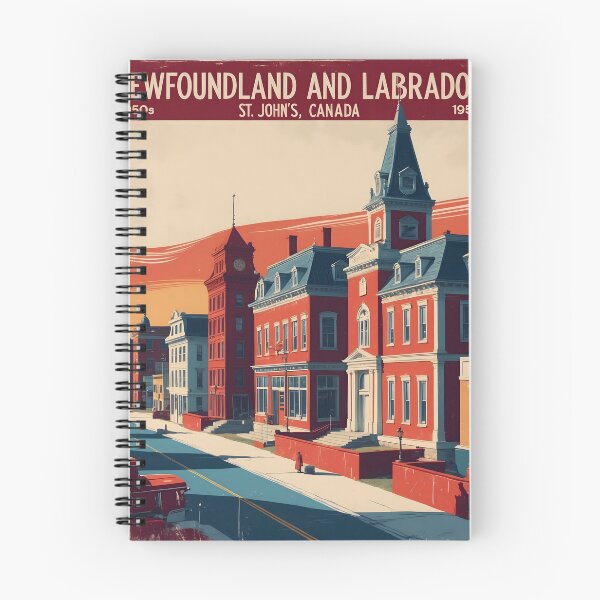 Item preview, Newfoundland and Labrador Canada 1950s Vintage Travel Tourism designed and sold by TravelersGems.