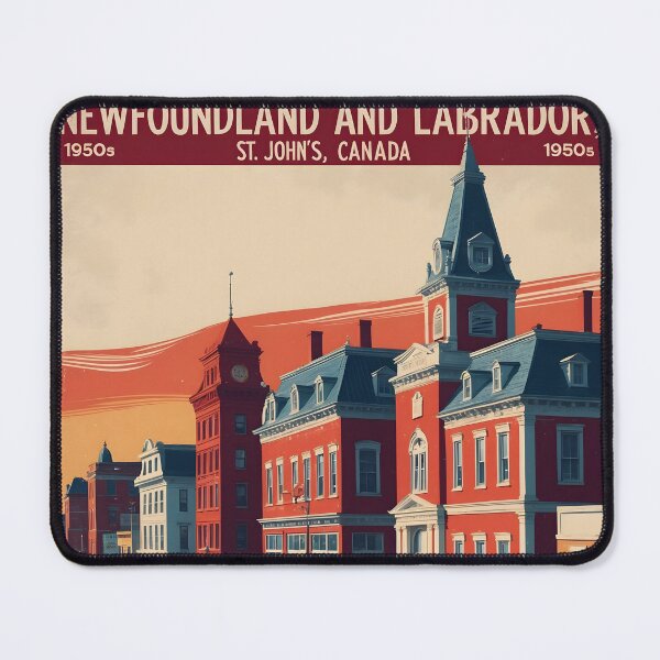 Item preview, Newfoundland and Labrador Canada 1950s Vintage Travel Tourism designed and sold by TravelersGems.