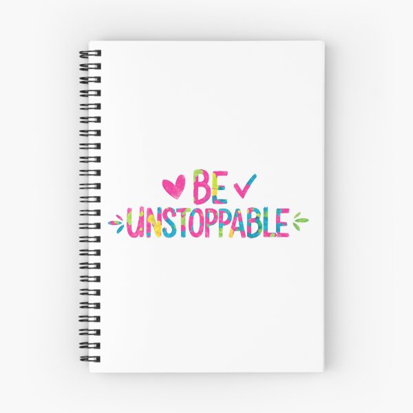 Item preview, Be Unstoppable - Cute Watercolor Motivational Quotes designed and sold by RiceArtShop.