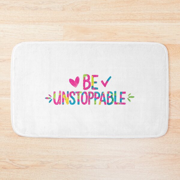 Item preview, Be Unstoppable - Cute Watercolor Motivational Quotes designed and sold by RiceArtShop.