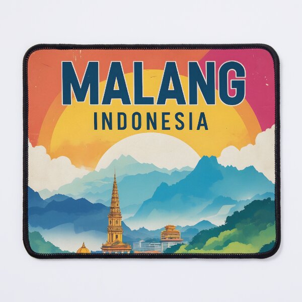 Item preview, Malang Indonesia Vintage Travel Tourism designed and sold by TravelersGems.