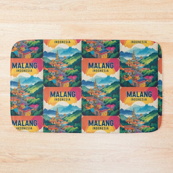 Item preview, Malang Indonesia Vintage Travel Tourism designed and sold by TravelersGems.