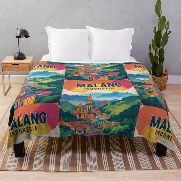 Item preview, Malang Indonesia Vintage Travel Tourism designed and sold by TravelersGems.