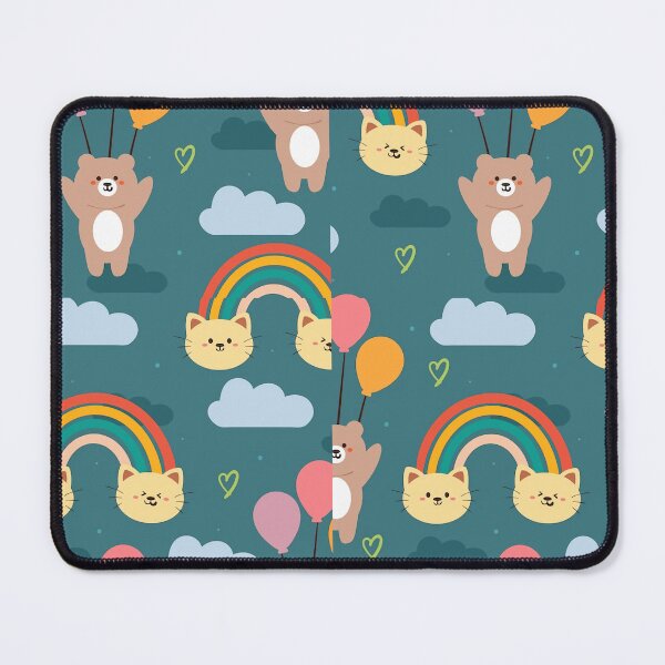Item preview, Seamless Cartoon Cat Flower Cute Wallpaper designed and sold by vintageretrostyleshop.