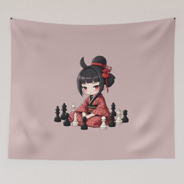 Item preview, Chibi Chess Master in Traditional Kimono designed and sold by ANGOON7455.