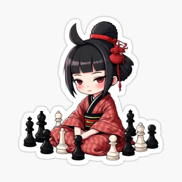 Item preview, Chibi Chess Master in Traditional Kimono designed and sold by ANGOON7455.