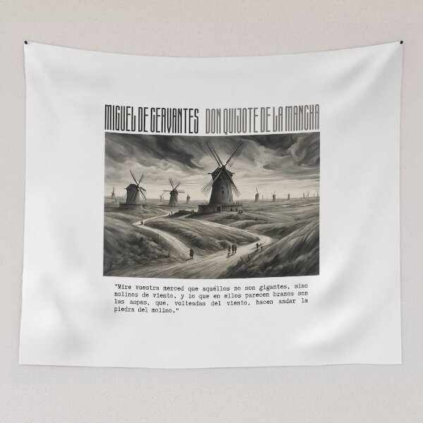 Item preview, Windmills in "Don Quixote" by Miguel de Cervantes. designed and sold by Filologica.