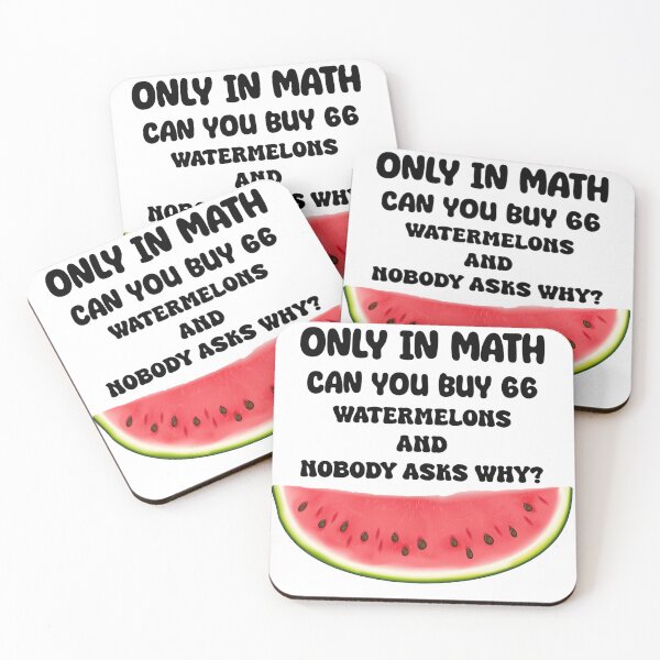 Item preview, Math and Watermelons designed and sold by Mach  5 Designs.