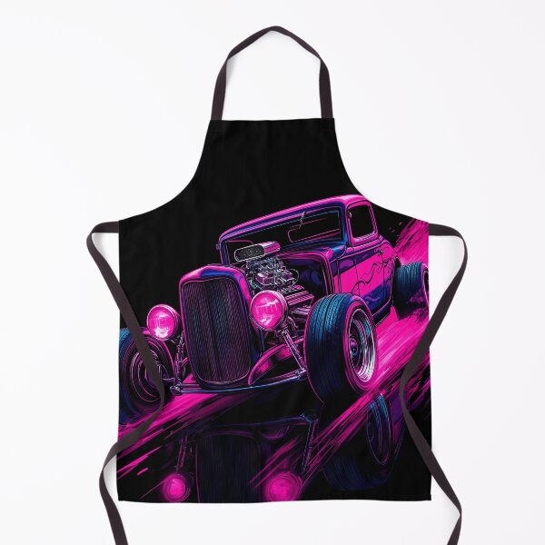 Item preview, Neon Colored Hot Rod Race Car designed and sold by AdamesArtStudio.