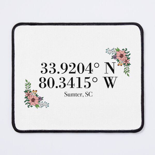 Item preview, Sumter, SC Coordinates designed and sold by mynameisliana.