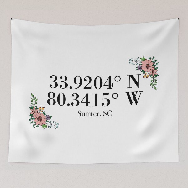 Item preview, Sumter, SC Coordinates designed and sold by mynameisliana.