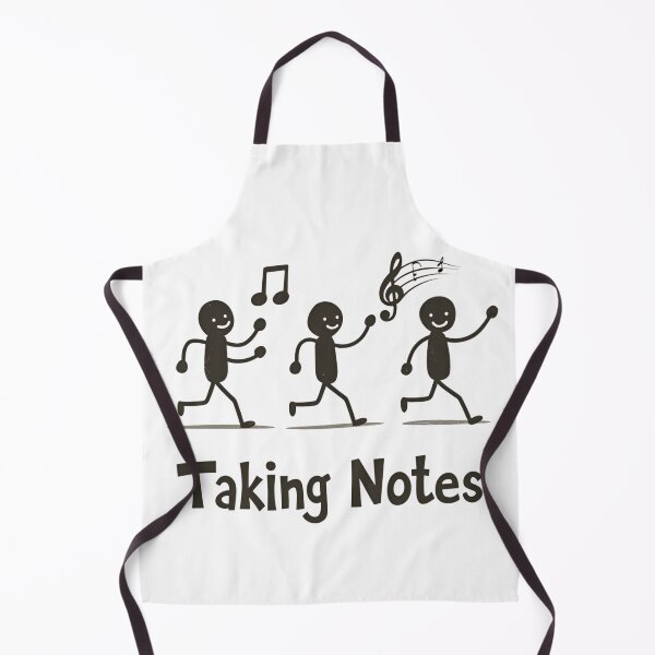 Item preview, Funny Music Art Taking Notes Funny Musical Notes symbol  designed and sold by ArtFromBeyond.