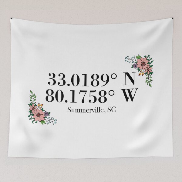 Item preview, Summerville, SC Coordinates designed and sold by mynameisliana.