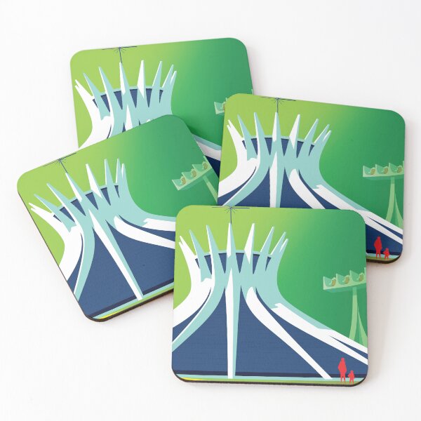 Item preview, Cathedral of Brasilia Poster designed and sold by Architecture Posters.