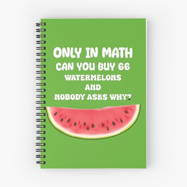 Item preview, Math and Watermelon designed and sold by Mach  5 Designs.