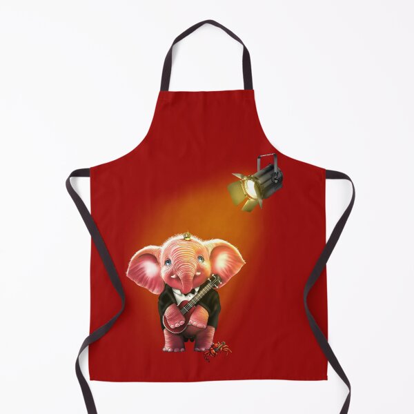 Item preview, Copy of Pink elephant playing the ukulele  designed and sold by Sghetti.