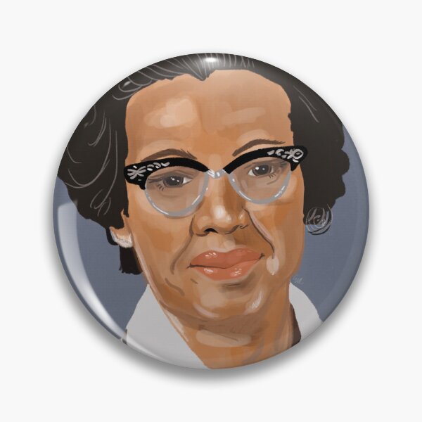 Item preview, Katherine Johnson — Mathematician for NASA — art print designed and sold by Emily Levenson.