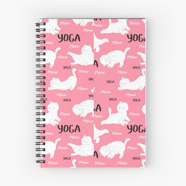 Item preview, Seamless Cats Yoga Pose designed and sold by vintageretrostyleshop.