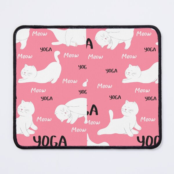 Item preview, Seamless Cats Yoga Pose designed and sold by vintageretrostyleshop.