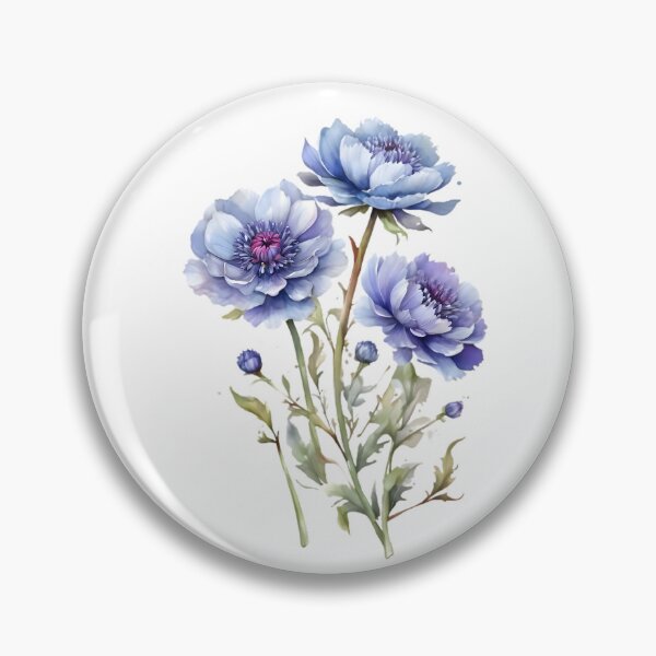 Item preview, Bachelor's Buttons designed and sold by HOMETOWN86.