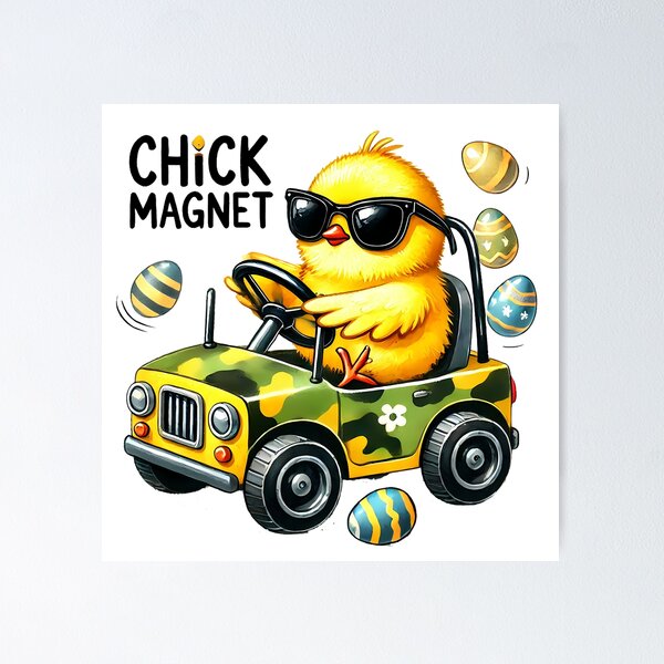 Item preview, Cool chick charmer in car designed and sold by Astralia.