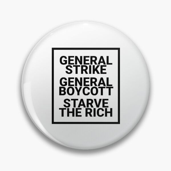 Item preview, General Strike General Boycott | Poster Shirt Sign  designed and sold by Futurecast.
