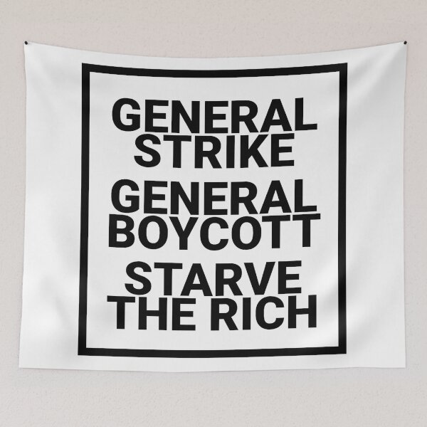 Item preview, General Strike General Boycott | Poster Shirt Sign  designed and sold by Futurecast.