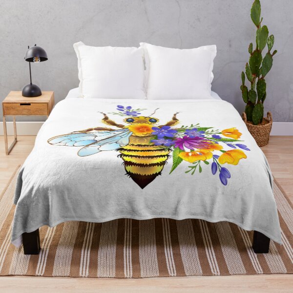 Item preview, Flower bee with wild plants designed and sold by Blackmoon9.