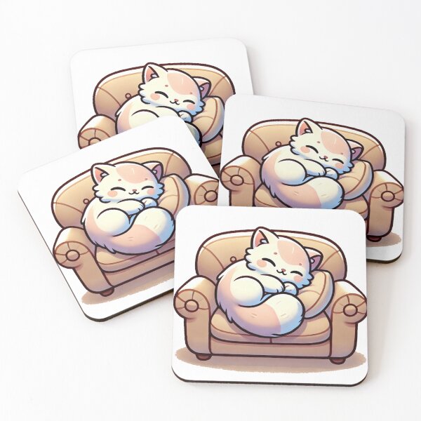 Item preview, Cute cartoon kitten designed and sold by Stickermagician.