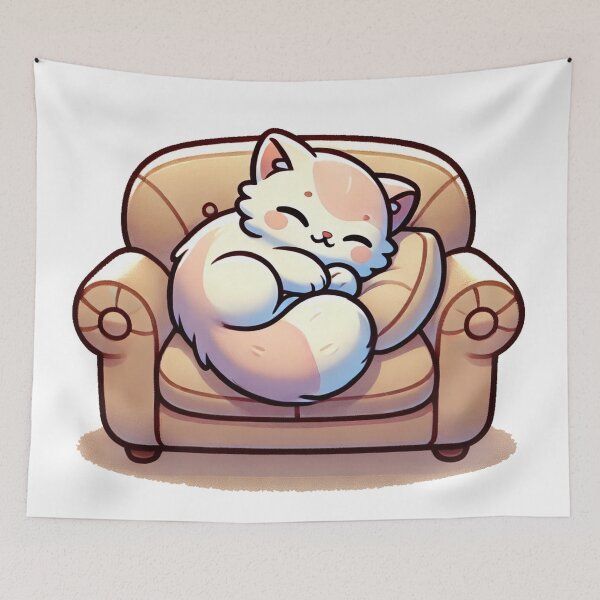 Item preview, Cute cartoon kitten designed and sold by Stickermagician.