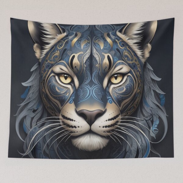 Item preview, Fluid Fury: A Puma's Dance in Dark Hues designed and sold by semenol.