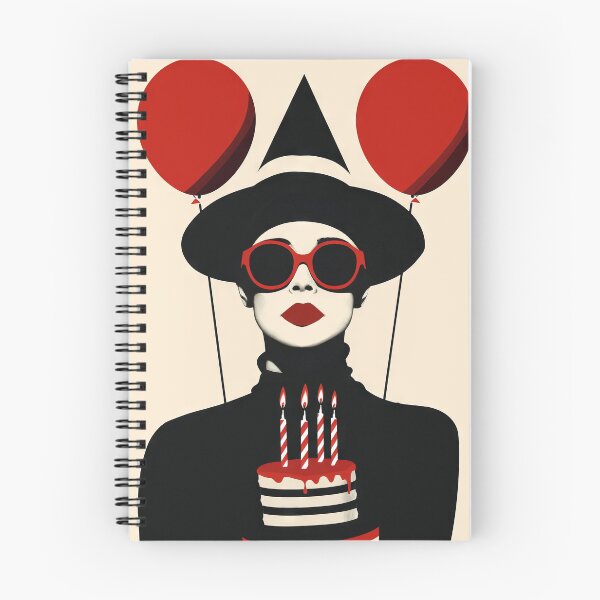 Item preview, Birthday Retro Pop Art - Woman with Cake designed and sold by AdamesArtStudio.