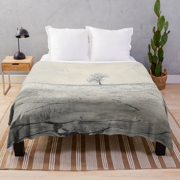 Item preview, A surreal captures the desolation of a parched lake bed. designed and sold by CheerForGoods.
