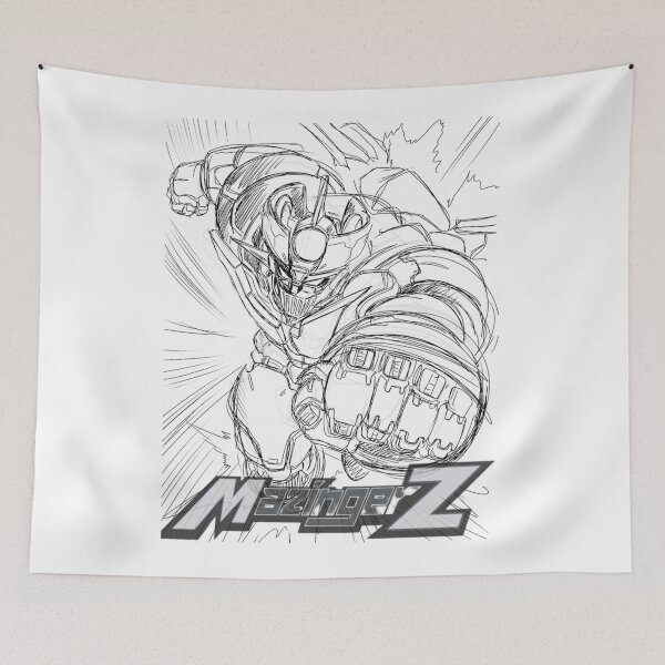 Item preview, Mazinger Z Black and White designed and sold by RetroanimeMG.