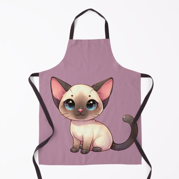 Item preview, Super Cute and Adorable Kawaii Siamese Kitty designed and sold by AnmitsuArt.