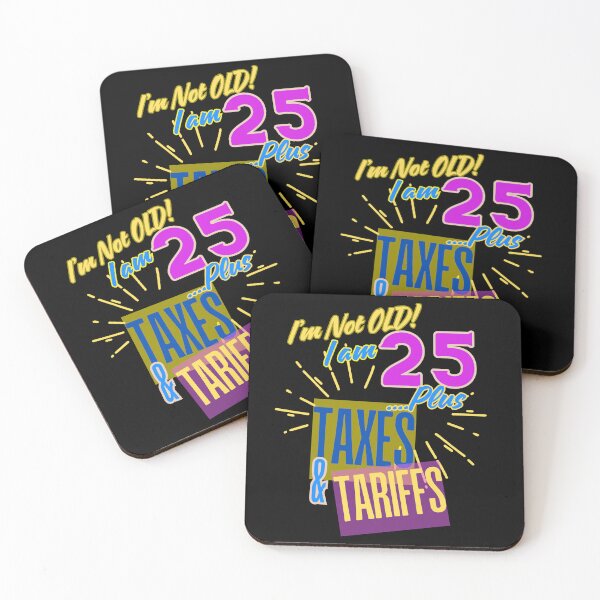 Item preview, 50th Birthday Taxes Tariffs Funny designed and sold by Life Is Beautiful.