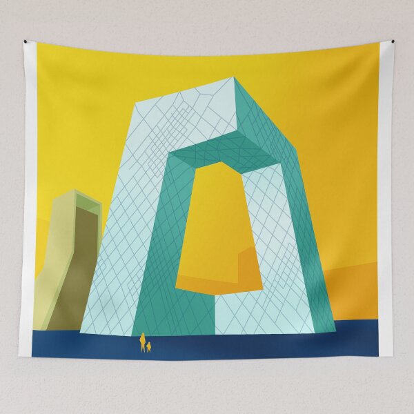 Item preview, CCTV Tower designed and sold by Architecture Posters.