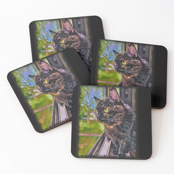 Item preview, Nature Watching Lola the Cat designed and sold by EmevoliProducts.
