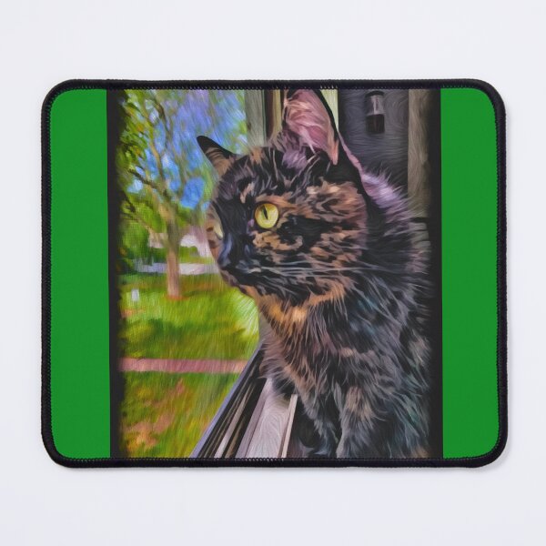 Item preview, Nature Watching Lola the Cat designed and sold by EmevoliProducts.
