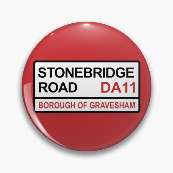 Item preview, Ebbsfleet, Northfleet Stonebridge Road Iconic Street Sign designed and sold by DelfDesign.
