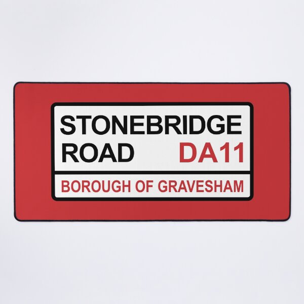 Item preview, Ebbsfleet, Northfleet Stonebridge Road Iconic Street Sign designed and sold by DelfDesign.