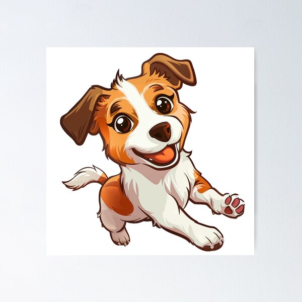 Item preview, Cute cartoon dog designed and sold by Stickermagician.